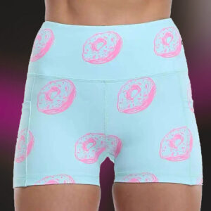 Tummy Control, Soft Fabric Yoga Shorts