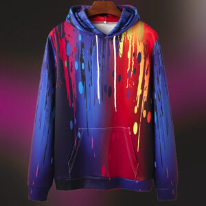 Soft Print-Ready Polyester Fabric Sublimation Hoodie