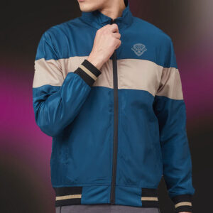 Custom Men Windbreaker Jacket Fashion Oversized Hooded Outerwear