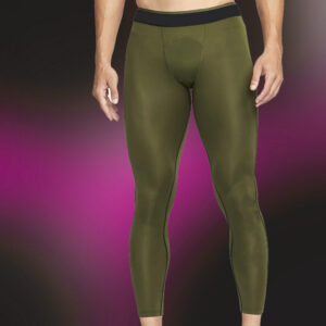 Fitness Wear with Logo Elastic Waist Yoga Leggings