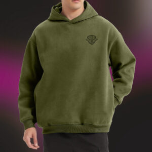 Custom Men Oversized Hoodie Print Logo Hip Hop Sweater